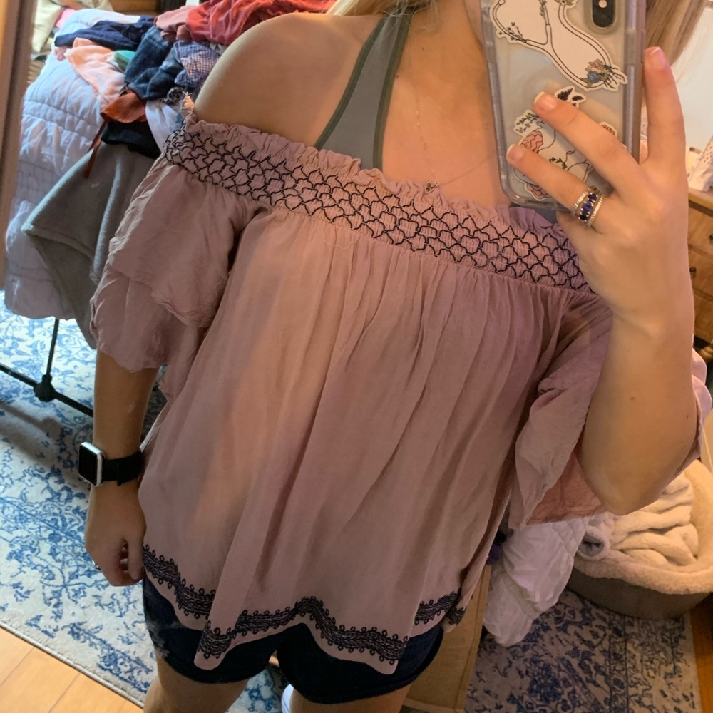 Off the shoulder top